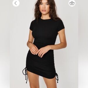 Garage Reina Ruched T-Shirt Dress